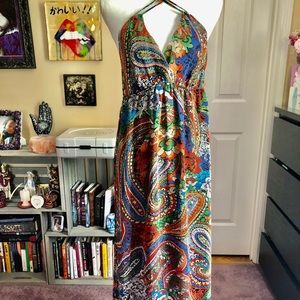 GLAM (boutique brand) paisley print maxi dress